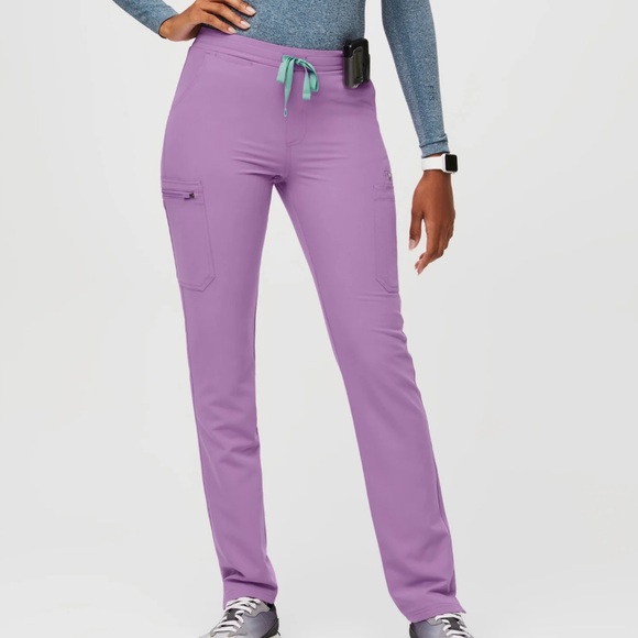 Figs Pants - NWT FIGS Yola Skinny Scrub Pants XS Lilac Dawn